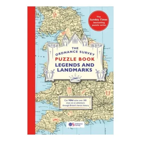Coperta cărții Ordanance Survey Puzzle Book: Legends & Landmarks