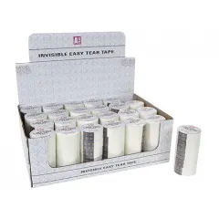 Coperta cărții Invisible easy tear tape, 5 pack
