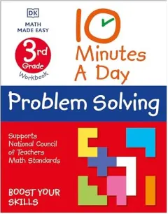 Coperta cărții 10 Minute a Day Problem Solving, 3rd Grade