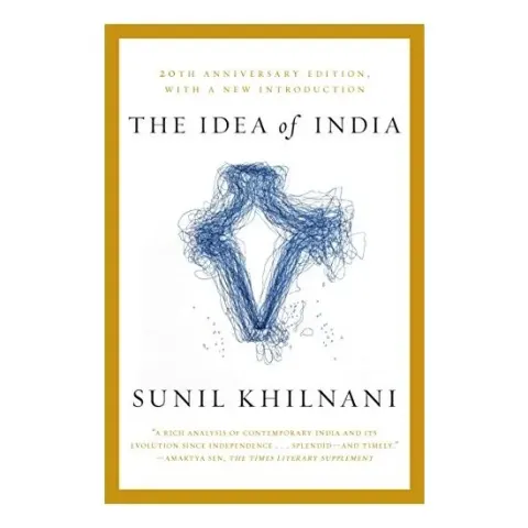 Coperta cărții The Idea of India, Sunil Khilnani