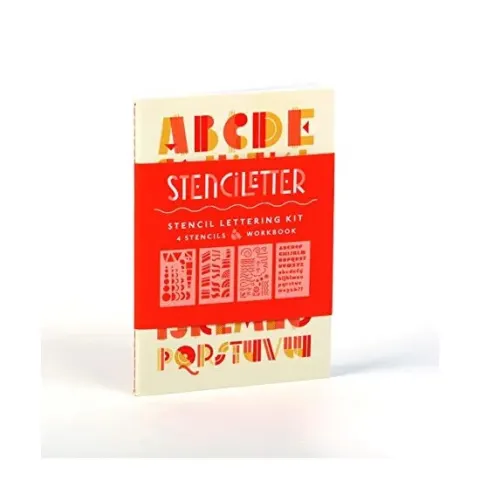Coperta cărții Stenciletter: Stencil Lettering Kit, Charles & Thorn