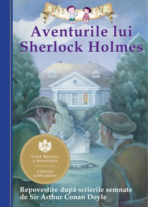 Coperta cărții Aventurile lui Sherlock Holmes (repovestire)
