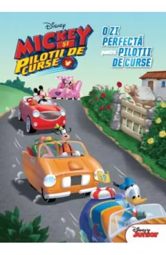 Coperta cărții Disney. Mickey si pilotii de curse