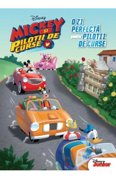 Coperta cărții Disney. Mickey si pilotii de curse