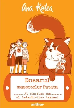 Coperta cărții Dosarul mascotelor Patata. Al cincilea caz al Detectivilor Aerieni