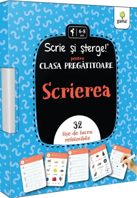Coperta cărții Scrierea. Pentru clasa pregătitoare. Scrie si sterge