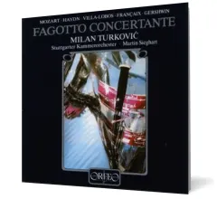 Coperta cărții Fagotto Concertante - Françaix • Gershwin • Haydn • Mozart •Villa-Lobos