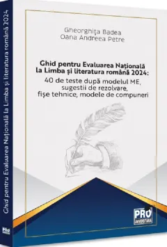 Coperta cărții Ghid pentru Evaluarea Nationala la Limba si literatura romana 2024