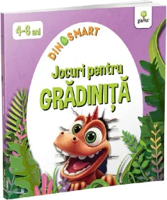 Coperta cărții Dinosmart. Jocuri pentru gradinita