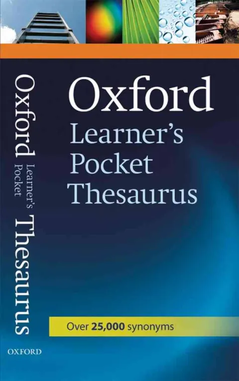 Coperta cărții Oxford Learners Pocket Thesaurus First Edition