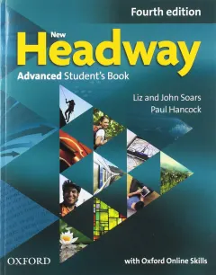 Coperta cărții New Headway 4E Advanced Student's Book with Oxford Online Skills