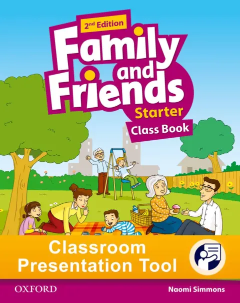 Coperta cărții Family and Friends 2E Starter Class Book Classroom Presentation Tool