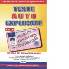 Coperta cărții Teste auto explicate. Categoria B