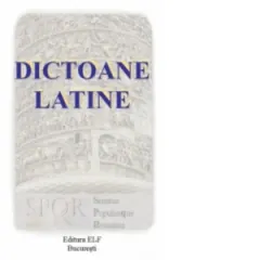 Coperta cărții Dictoane latine