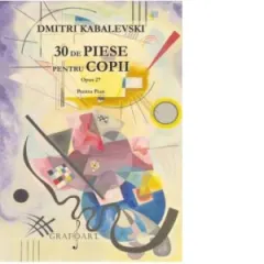 Coperta cărții 30 de Piese pentru copii. Opus 27, pentru pian