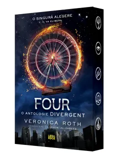 Coperta cărții Four, o antologie Divergent
