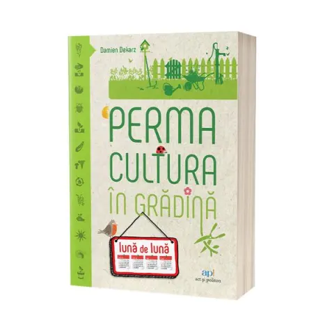 Coperta cărții Permacultura în grădină lună de lună