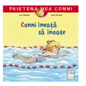 Coperta cărții Conni învață să înoate
