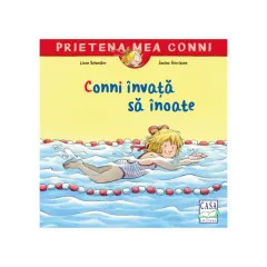 Coperta cărții Conni învață să înoate