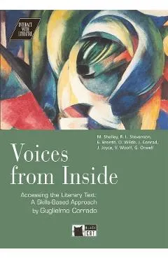 Coperta cărții Voices from Inside - M. Shelley, R. L. Stevenson, E. Bronte