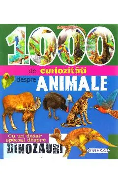 Coperta cărții 1000 de curiozitati despre animale