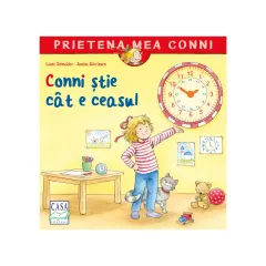 Coperta cărții Conni știe cât e ceasul