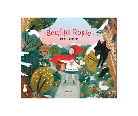 Coperta cărții Scufita Rosie. Carte Pop-up