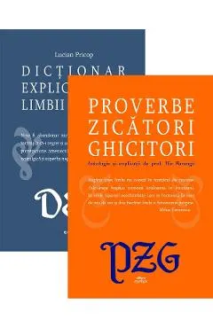 Coperta cărții Pachet 2 carti: DEX + Proverbe, zicatori, ghicitori