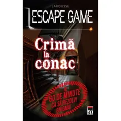 Coperta cărții Escape game. Crimă la conac
