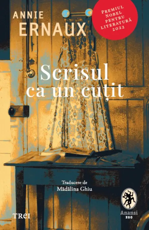 Coperta cărții Scrisul ca un cuțit