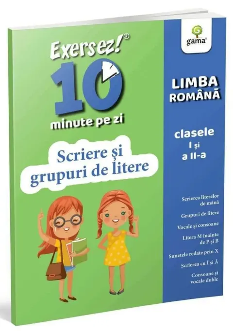 Coperta cărții Scriere si grupuri de litere • clasele I-II