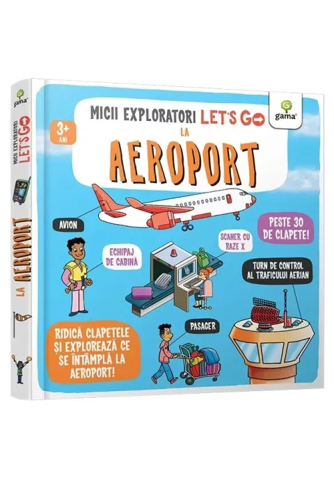 Coperta cărții Let\'s go! La aeroport