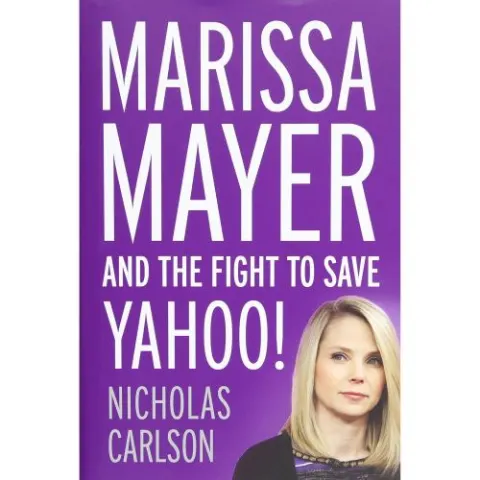 Coperta cărții Marissa mayer and the fight to save yahoo!