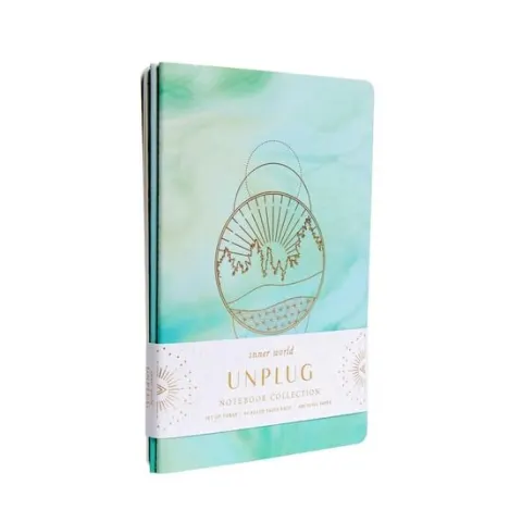 Coperta cărții Insights Unplug Sewn Notebook Collection: Set Of 3(...)