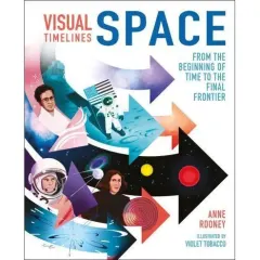 Coperta cărții Visual Timelines: Space From the Beginning of Time to the Final Frontier