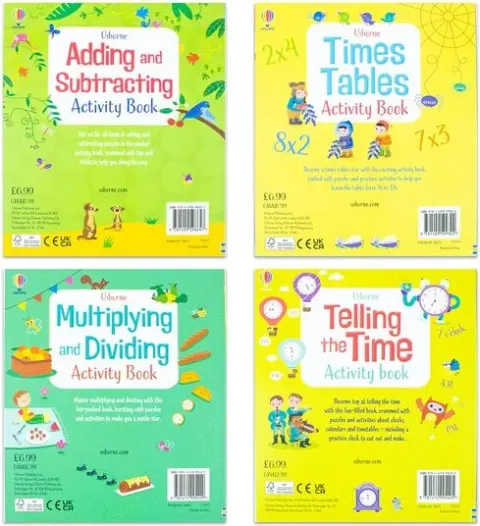 Coperta cărții Maths Activity Set 4 Books Collection Set