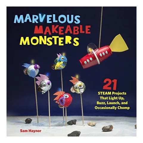 Coperta cărții Marvelous Makeable Monsters, Sam Haynor