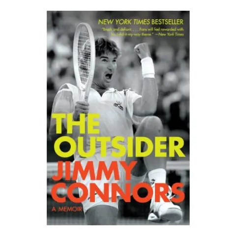 Coperta cărții The Outsider, Jimmy Connors