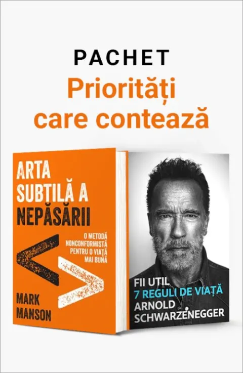 Coperta cărții Pachet Priorități care Contează. Arta subtilă a nepăsării/Fii util - Mark Manson