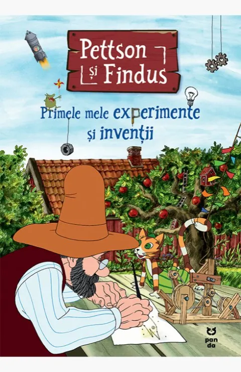 Coperta cărții Pettson și Findus. Primele mele experimente și invenții - Karibu
