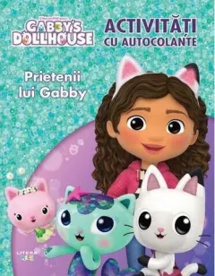 Coperta cărții Gabby's Dollhouse. Activitati cu autocolante. Prietenii lui Gabby