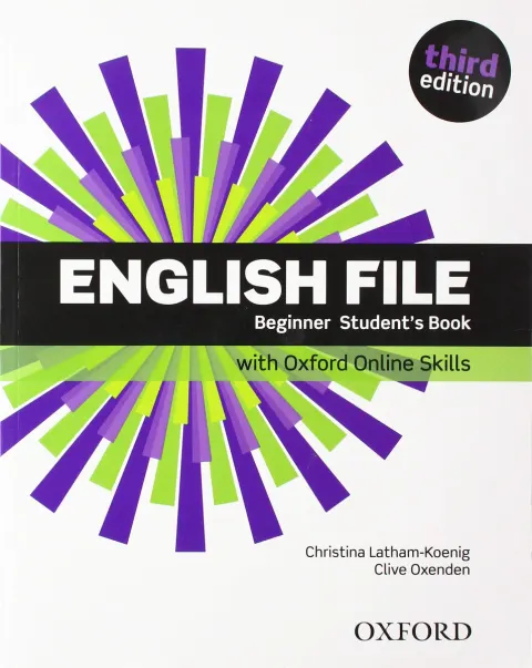 Coperta cărții English File 3E Beginner Student's Book with Oxford Online Skills