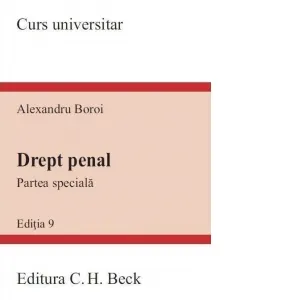 Coperta cărții Drept penal. Partea speciala. Editia 9