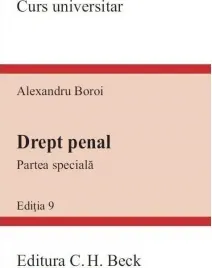 Coperta cărții Drept penal. Partea speciala. Editia 9