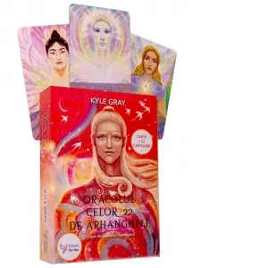 Coperta cărții Oracolul celor 22 de Arhangheli. Set carte + cartoline