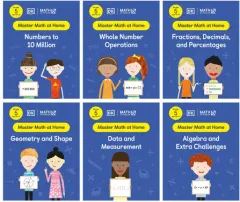 Coperta cărții Math - No Problem! Collection of 6 Workbooks, Grade 5 Ages 10-11