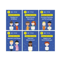 Coperta cărții Math - No Problem! Collection of 6 Workbooks, Grade 5 Ages 10-11