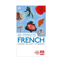 Coperta cărții 15 minute French: learn in just 12 weeks