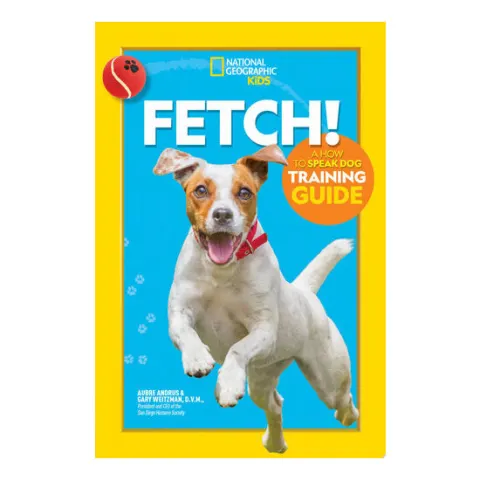 Coperta cărții Fetch! a how to speak dog training guide