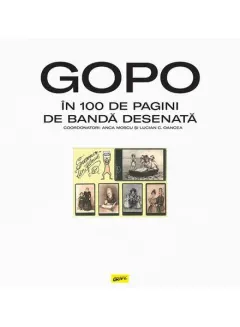 Coperta cărții Gopo în 100 de pagini de bandă desenată